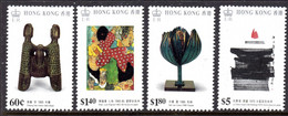 HONG-KONG - 1989 MODERN ART SET (4V) FINE MNH ** SG 596-599 - Unused Stamps