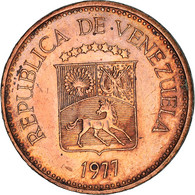 Monnaie, Venezuela, 5 Centimos, 1977, TTB, Copper Clad Steel, KM:49 - Venezuela