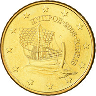 Chypre, 50 Euro Cent, 2008, TTB, Laiton, KM:83 - Cipro