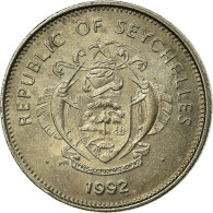 Monnaie, Seychelles, 25 Cents, 1992, TTB, Copper-nickel, KM:49.2 - Seychellen