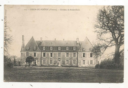 Cp, 86 , USSON DU POITOU, Château De BADEVILLAIN, Voyagée - Other & Unclassified