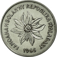 Monnaie, Madagascar, 2 Francs, 1965, Paris, TTB, Stainless Steel, KM:9 - Madagascar