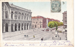 TORINO - Stazione Ferroviaria E Corso Vittorio Emanuele - Stazione Porta Nuova