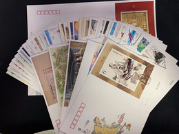 CHINA 2020-1 ~2020-27 The Whole Year Stamps Full Set FDC 56Pcs Total FDC Set (**) - Cartas & Documentos