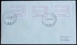 NEUSEELAND 1984 Mi-Nr. ATM 1 S1 Brief - Cartas & Documentos