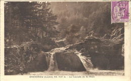 8672 CPA Grandrieu ( Gandrieux ) - La Cascade De St Méen - Gandrieux Saint Amans