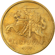 Monnaie, Lithuania, 20 Centu, 1999, TB+, Nickel-brass, KM:107 - Lituania
