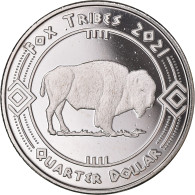 Monnaie, États-Unis, Quarter, 2021, U.S. Mint, Fox Tribes.BE.Fantasy Items - Conmemorativas