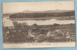 UR0141  CPA  LE BOUCAU (B-Pyrénées)  La Gare Et L'Adour +++++++++++++++++ - Boucau