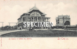 Le Casino Et L'Hôtel Des Familles - Coq-sur-Mer - De Haan - De Haan