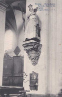 Nivelles - Statue Sainte Gertrude Dans La Collégiale - Circulé En 1907 - TBE - Nijvel