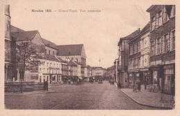 Nivelles - 1939 - Grand' Place - Vue Générale - Pas Circulé - Animée - TBE - Nijvel