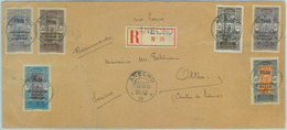 84455 - TOGO Anglo-French Occupation  POSTAL HISTORY -  REGISTERED COVER  1919 - Briefe U. Dokumente