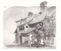 Christian Mali 1832-1906 - Rosenheim Altes Haus - Dessins