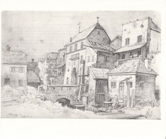 Christian Mali 1832-1906 - Rosenheim Mittertor - Dessins