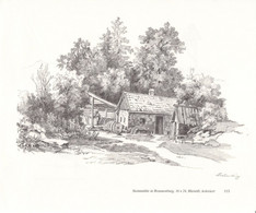Christian Mali 1832-1906 - Steinmühle In  Brannenburg - Dessins