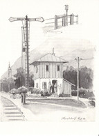 Christian Mali 1832-1906 - Bahnhofwärterhaus In Oberaudorf - Dessins