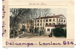 - 766 - AMELIE-les-Bains - La Grande Allée Du Parc De L'Hôpital, Belles Couleurs,écrite, 1912, TTBE, Scans. - Autres & Non Classés