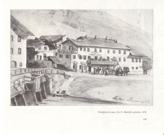 Christian Mali 1832-1906 - Dorfplatz In Lana - Dessins