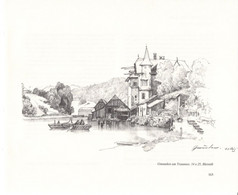 Christian Mali 1832-1906 - Gmunden Am Traunsee - Dessins