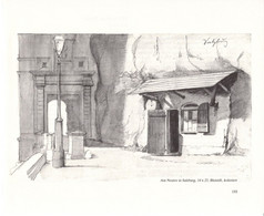 Christian Mali 1832-1906 - Am Neutor In Salzburg - Dessins