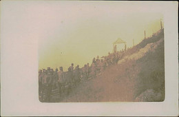 LIBYA / LIBIA - CIRENAICA  - FUNERALE  MILITARE / CORTEO SOLDATI / SOLDIERS / FUNERAL - RPPC POSTCARD 1910s ( 11568/3) - Libya