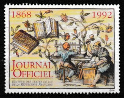 Journal Officiel - 1992 - - 1999-2009 Illustrated Franking Labels