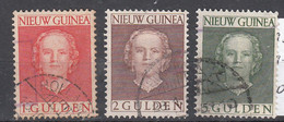 Nederland Nieuw-Guinea 1950 Mi Nr 19 - 21 , Gestempeld, Koningin Juliana - Nederlands Nieuw-Guinea