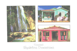 Republica Dominicana:Samana Peninsula, Waterfall, Buildings - Dominikanische Rep.