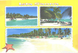 Republica Dominicana:Saona Island, Beach, Buildings - Dominikanische Rep.