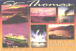 United States Virgin Island:St.Thomas, Charlotte Amalie, Overviews, Port, Cruise Ship - Jungferninseln, Amerik.