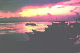 Trinidad & Tobago:Fishing Port At Sunset - Trinidad