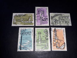 06AL03 ISRAELE 6 VALORI "O" - Used Stamps (without Tabs)