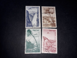 06AL03 ISRAELE 4 VALORI "O" - Used Stamps (without Tabs)
