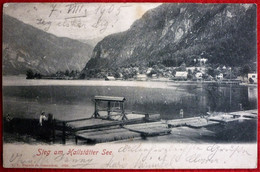 AUSTRIA - HALLSTATT, STEG AM HALLSTATTER SEE , USED 1905 - Hallstatt