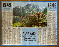 018 - ALMANACH DES POSTES,TELEGRAPHES TELEPHONES 1949 - Grand Format : 1941-60