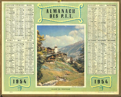 024 - ALMANACH DES P.T.T. 1954 - Grand Format : 1941-60