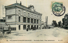 Villeneuve St Georges * Vue Extérieure Sur La Nouvelle Gare * Ligne Chemin De Fer - Villeneuve Saint Georges