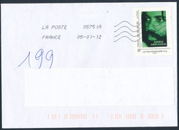 France-IDTimbres - Pour La Libération De Mumia Abu-Jamal - YT IDT 13  Sur Lettre Du 05-01-2012 - Storia Postale