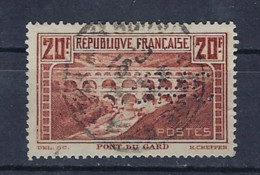 Perfore , Perfin , Lochung " DMC " France Sur N° 262 PONT DU GARD ; Voir 2 Scans ! LOT 314 - Used Stamps