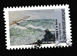 IMPRESSIONNISTES VAN RYSSELBERGHE - Autoadhésif N° 832 De 2013 - TRES BELLE VARIETE DE PIQUAGE - Used Stamps