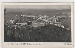 Una Vista De CEUTA - Desde El Monte Hacho  Foto RUBIO  - N° 31 - Ceuta