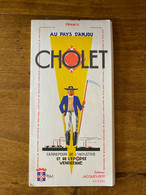 Cholet * Dépliant Livret Illustré Publicitaire Ancien * Au Pays D'Anjou * Illustrateur MAHUT * Pubs Industries Commerces - Cholet