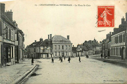 Châteauneuf En Thymerais * La Place St Clair - Autres & Non Classés