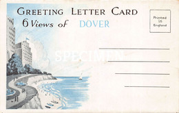 Greetings Letter Card With  6 Views - Dover - Dover
