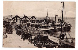 Postcard Jersey, Arrival Of S.W Steamer ,circa 1911 Jersey , See Scans - St. Helier