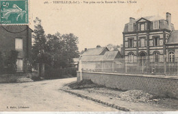 76 - YERVILLE - Vue Prise Sur La Route De Tôtes - L' Eglise - Yerville
