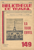 LA TOUR EIFFEL PARIS FRANCE, SA CONSTRUCTION, TELEVISION... DUVIVIER ET SAUNIER, LIVRE IMPRIMERIE A L ECOLE CANNES 1951 - Televisie