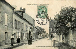 Doue * La Rue Principale Du Village * Marchand De Vins COUILLARD - Sonstige & Ohne Zuordnung