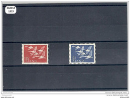 ISLANDE 1956 - YT N° 270/271 NEUF AVEC CHARNIERE * (MLH)  GOMME D'ORIGINE TTB - Unused Stamps